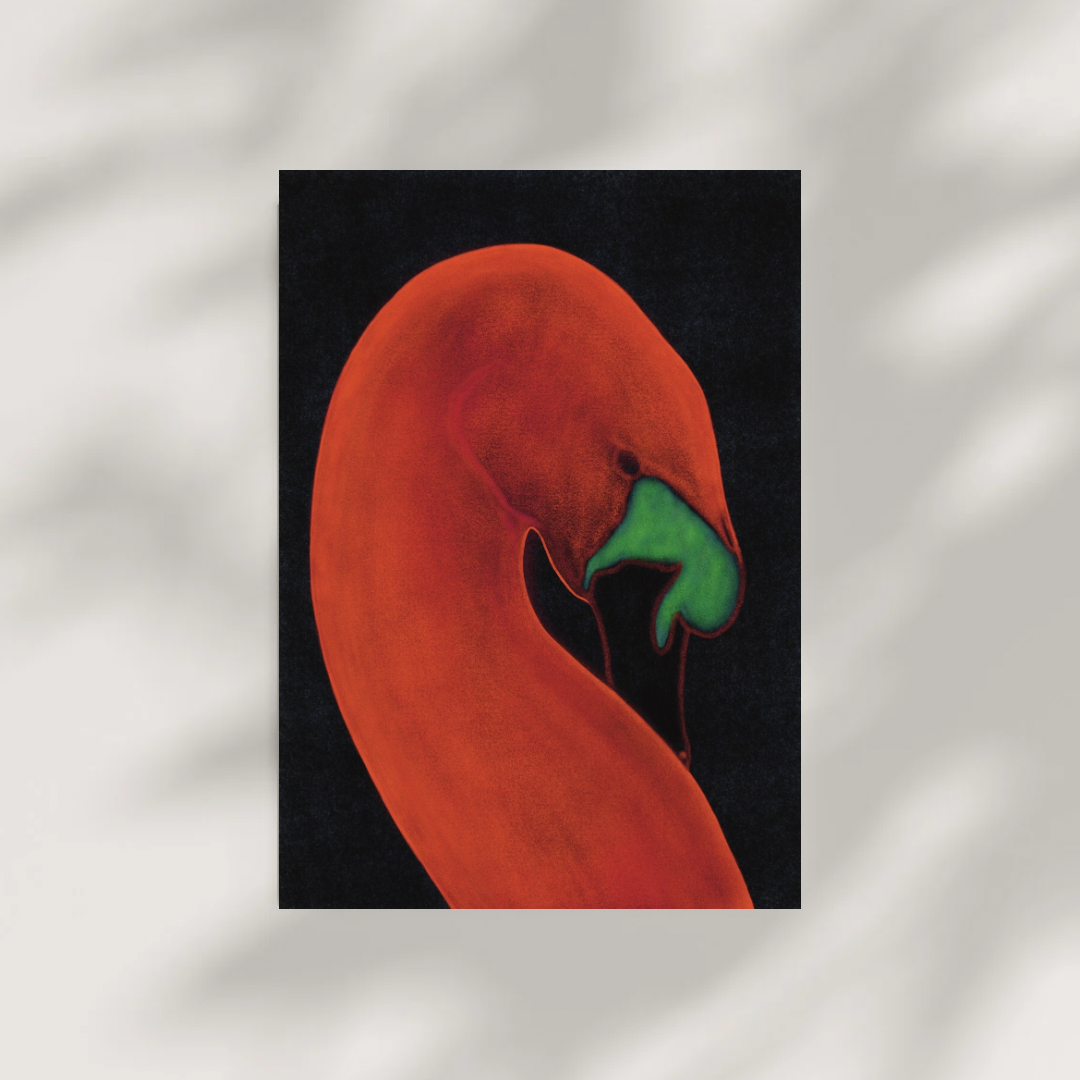 Postkarte Swan